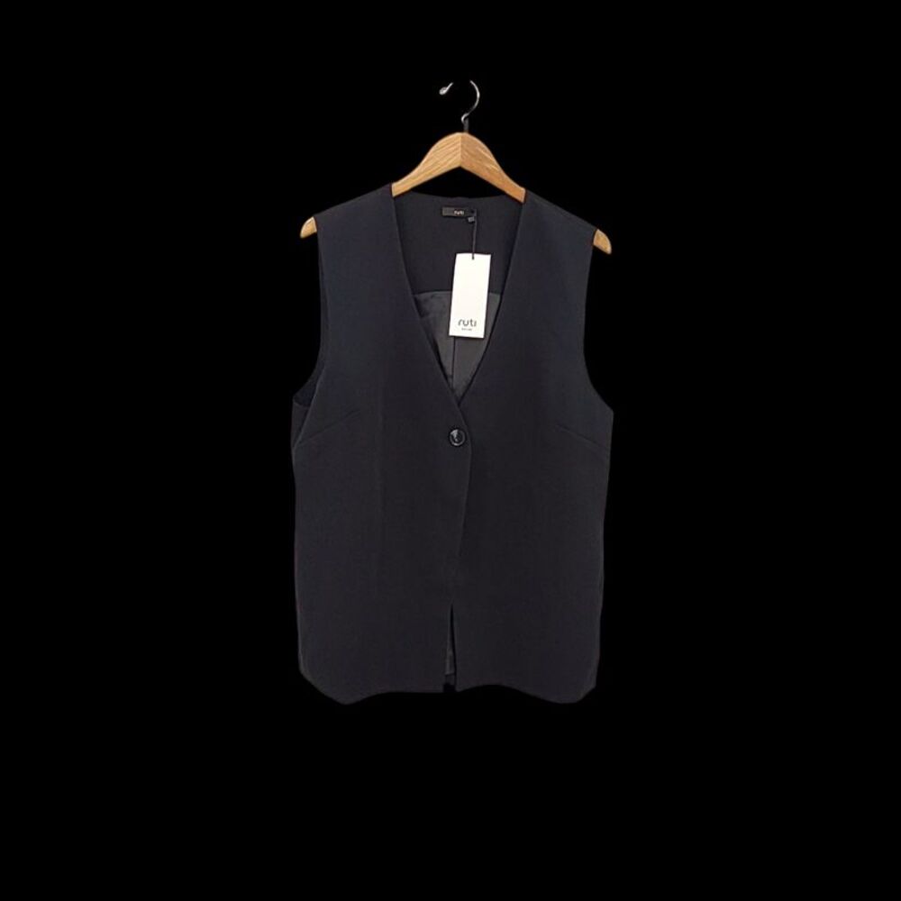 Ruti Women The Button Vest Black 14